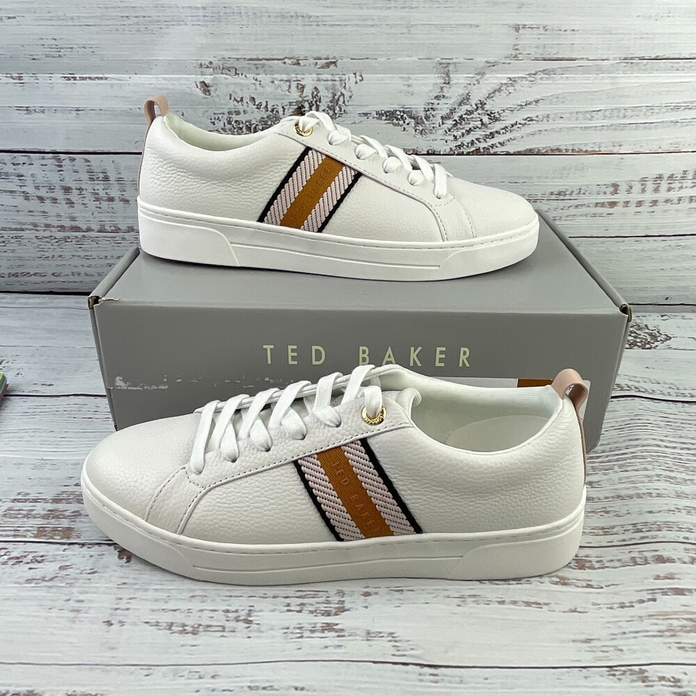Ted Baker Bailey Womens Size 9 US Low Top Sneakers White